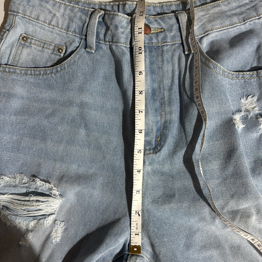 Brand New without tags | Women's high waisted | distressed jeans | size Medium - Picture 12 of 13